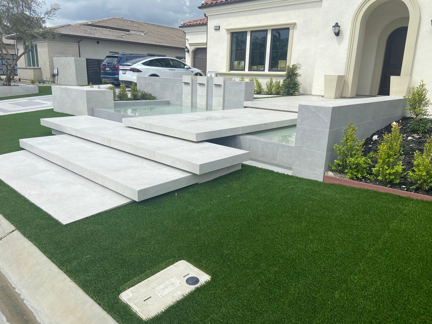 Artificial turf installation